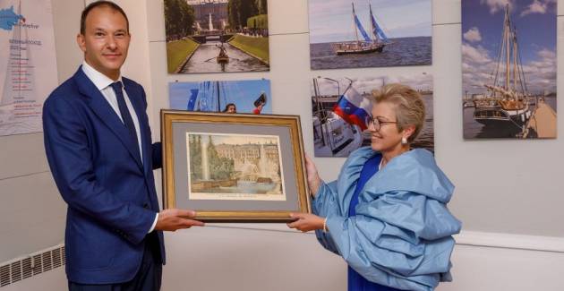 Резиденция ГМЗ «Петергоф»  открылась в Музее Мирового океана в день «Водной ассамблеи»